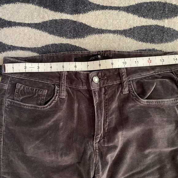 VTG Joe's Jeans Fit Skinny Vionaire Velvet Pinwale Corduroy Charcoal Size 28 - Picture 3 of 12
